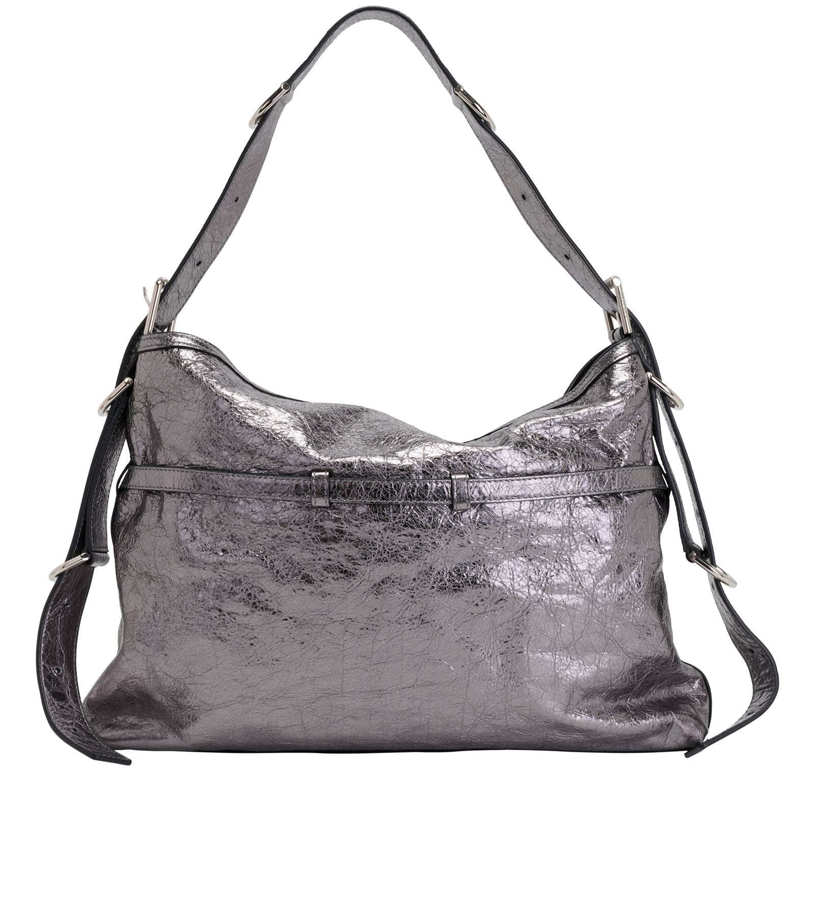 Medium Voyou, &pound;450, Handbags, Silver, Leather, Back view
